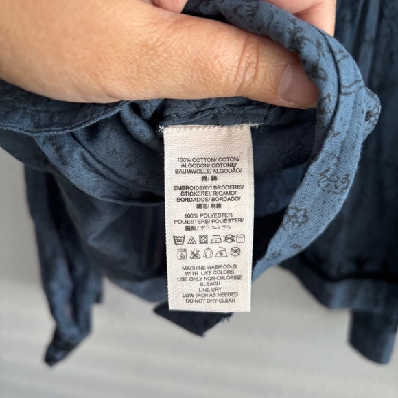 Free People Twilight Folk Jacket Tie Front Topper - Size Medium - Picture 7 of 9